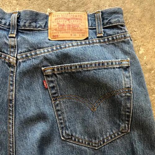 90s Levis 505 Denim Pants Canada made 6