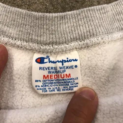 80s Champion Reverse Weave USA made 5