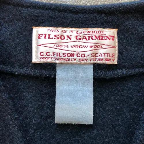 Filson Mackinaw Vest USA made 5