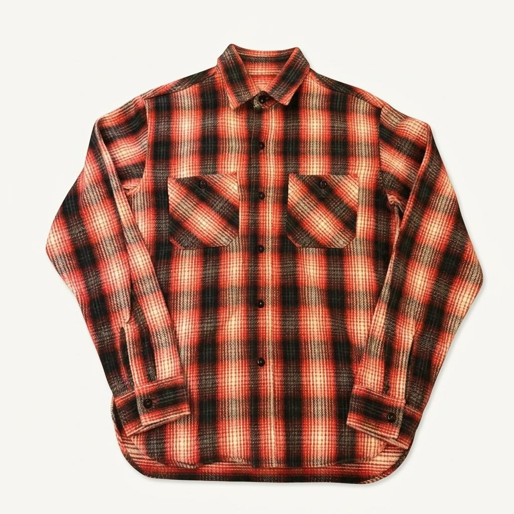 Beams flannel shirt Japan made 1