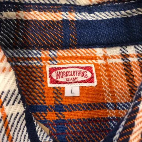 Beams flannel shirt Japan made 5