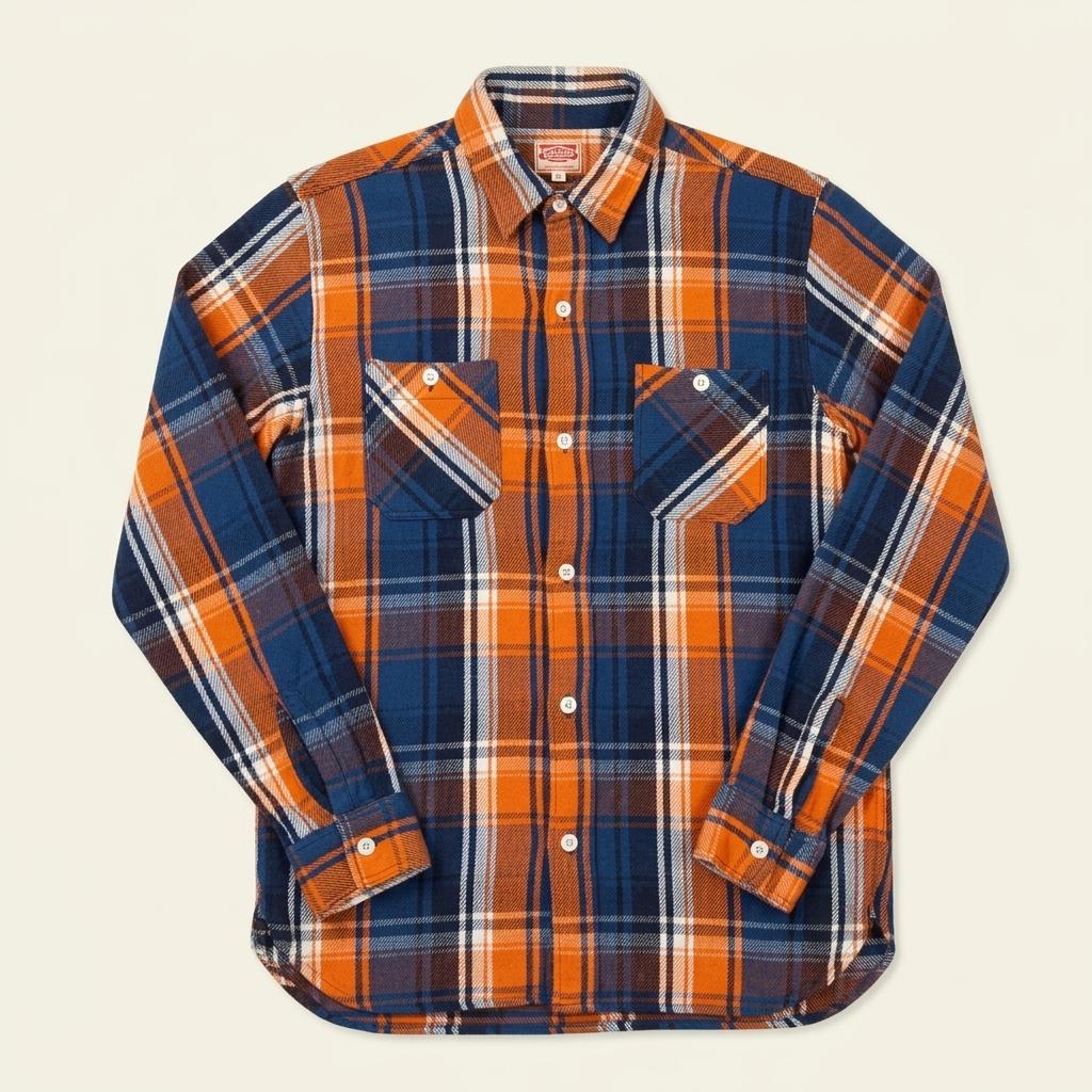 Beams flannel shirt Japan made 1