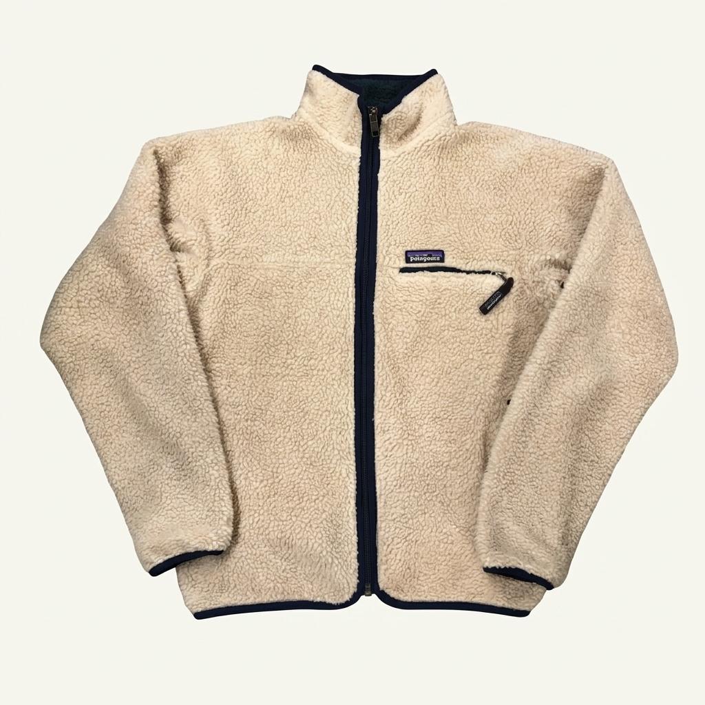 90s Patagonia Deep Pile jacket USA made 1