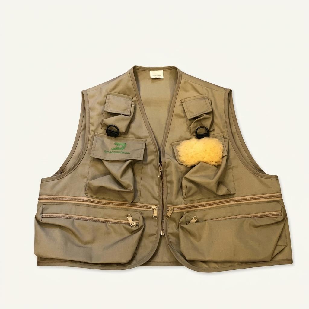 90s fishing vest (deadstock) - L (105) 1