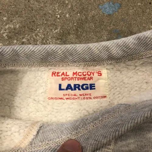 Real McCoys single V loopwheel sweater 4