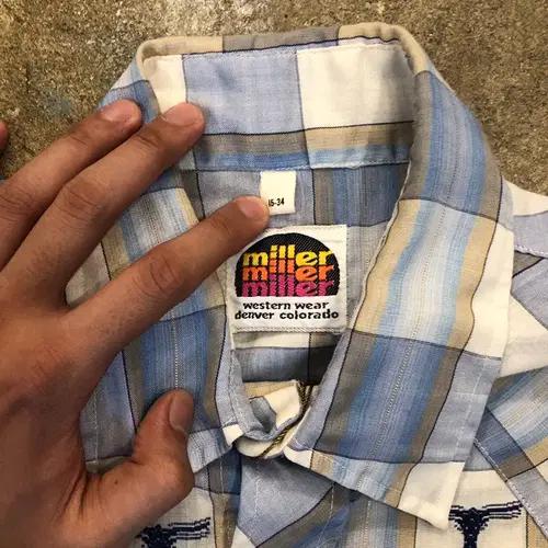 90s Miller western shirt - M (100) 4