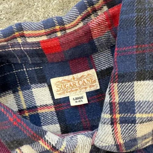 Sugarcane Flannel Shirt (L, 105) 3