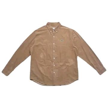 LACOSTE 코듀로이 셔츠 US L 2
