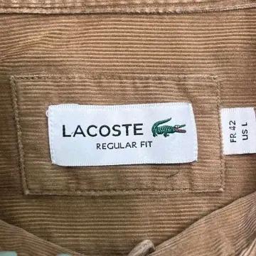 LACOSTE 코듀로이 셔츠 US L 6
