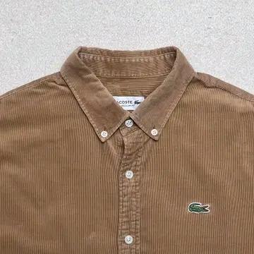 LACOSTE 코듀로이 셔츠 US L 5