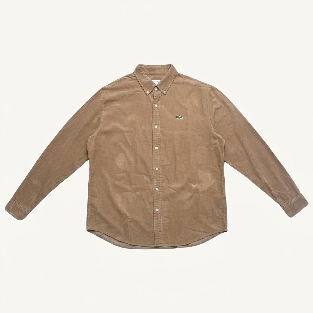 LACOSTE 코듀로이 셔츠 US L 1