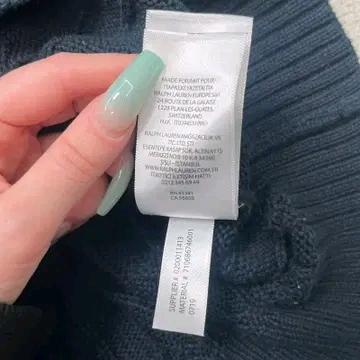 RALPH LAUREN 꽈배기 니트 XL TG 7