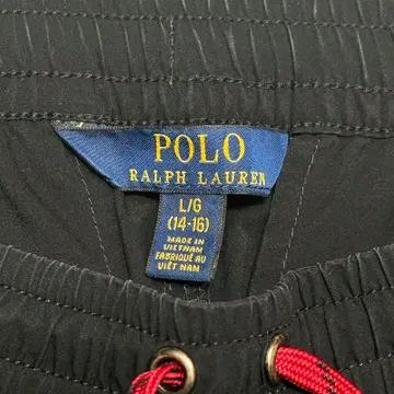 POLO 드로우스트링 팬츠 블랙 L 6