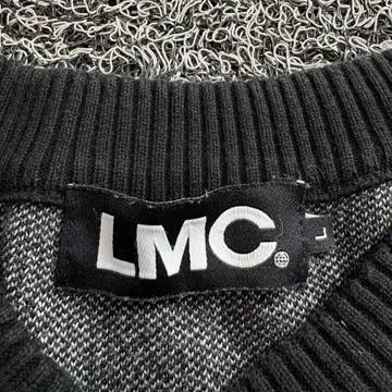LMC 엘엠씨 그래픽 패턴 블랙 니트 3588 5
