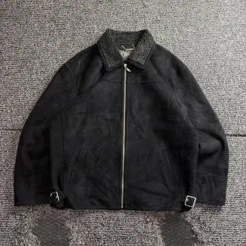 90s paolo ferrari 아카이브 스웨이드 무스탕 3593 3