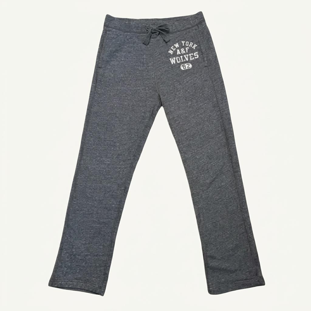 ABERCROMBIE  기모 스웻팬츠 그레이 S 1