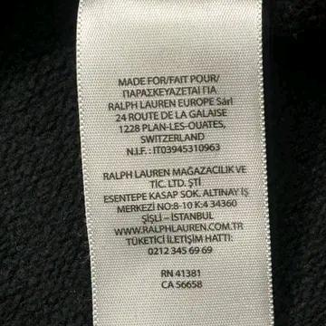POLO RALPH LAUREN 스웻셔츠 블랙  L 7