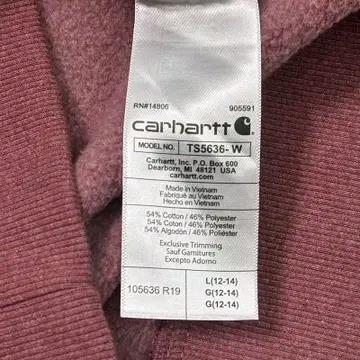 CARHARTT 레인 디펜더 후드티 핑크 L 9