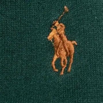 POLO RALPH LAUREN RL 플리스 로고 후드티 딥그린 XL 3