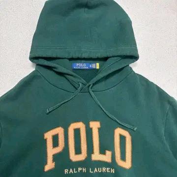POLO RALPH LAUREN RL 플리스 로고 후드티 딥그린 XL 6