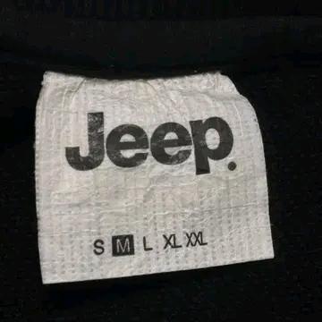 JEEP 빅로고 맨투맨 블랙 M 5