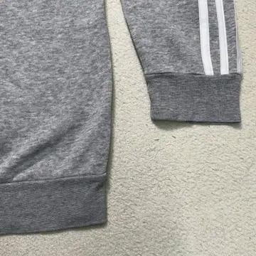 ADIDAS 에센셜 오버핏 맨투맨 그레이 XS 3