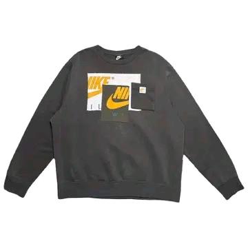 NIKE 리이슈 패치 맨투맨 카키 2XL 2