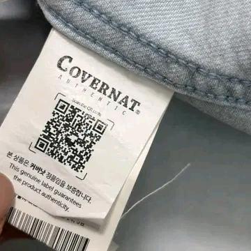 COVERNAT C로고 데님셔츠 라이트 블루 S 9