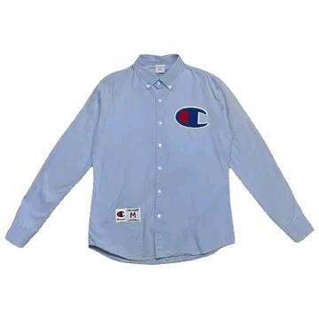 CHAMPION 빅로고 헤비웨이트 롱슬리브 셔츠 M 2