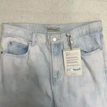 [새상품] Martin Plan 아이스 블루 스트레이트 데님 팬츠 XL 3