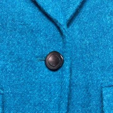 HARRIS TWEED 100% 울 블레이져 블루 100 5