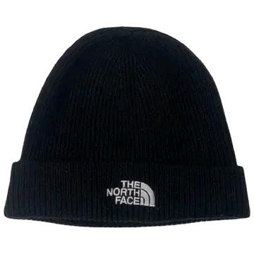 THE NORTH FACE 자수 로고 비니 블랙 2
