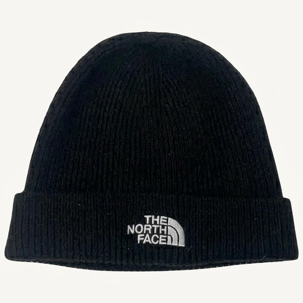THE NORTH FACE 자수 로고 비니 블랙 1