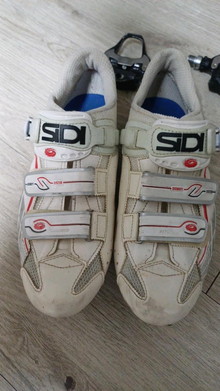 시디 SIDI 카본 솔 로드 자전거 클릿 슈즈(클릿페달 포함) 9
