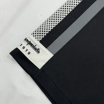 챔피온 5부 Y2K 트레이닝 러닝 블랙 화이트라인 메쉬포인트  반바지 4