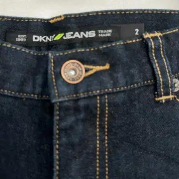 일본 DKNY Y2K 로우라이즈 생지 진청 일자핏 슬림핏 청바지 (새제품 8