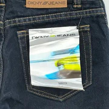 일본 DKNY Y2K 로우라이즈 생지 진청 일자핏 슬림핏 청바지 (새제품 9