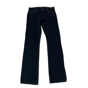 일본 DKNY Y2K 로우라이즈 생지 진청 일자핏 슬림핏 청바지 (새제품 5