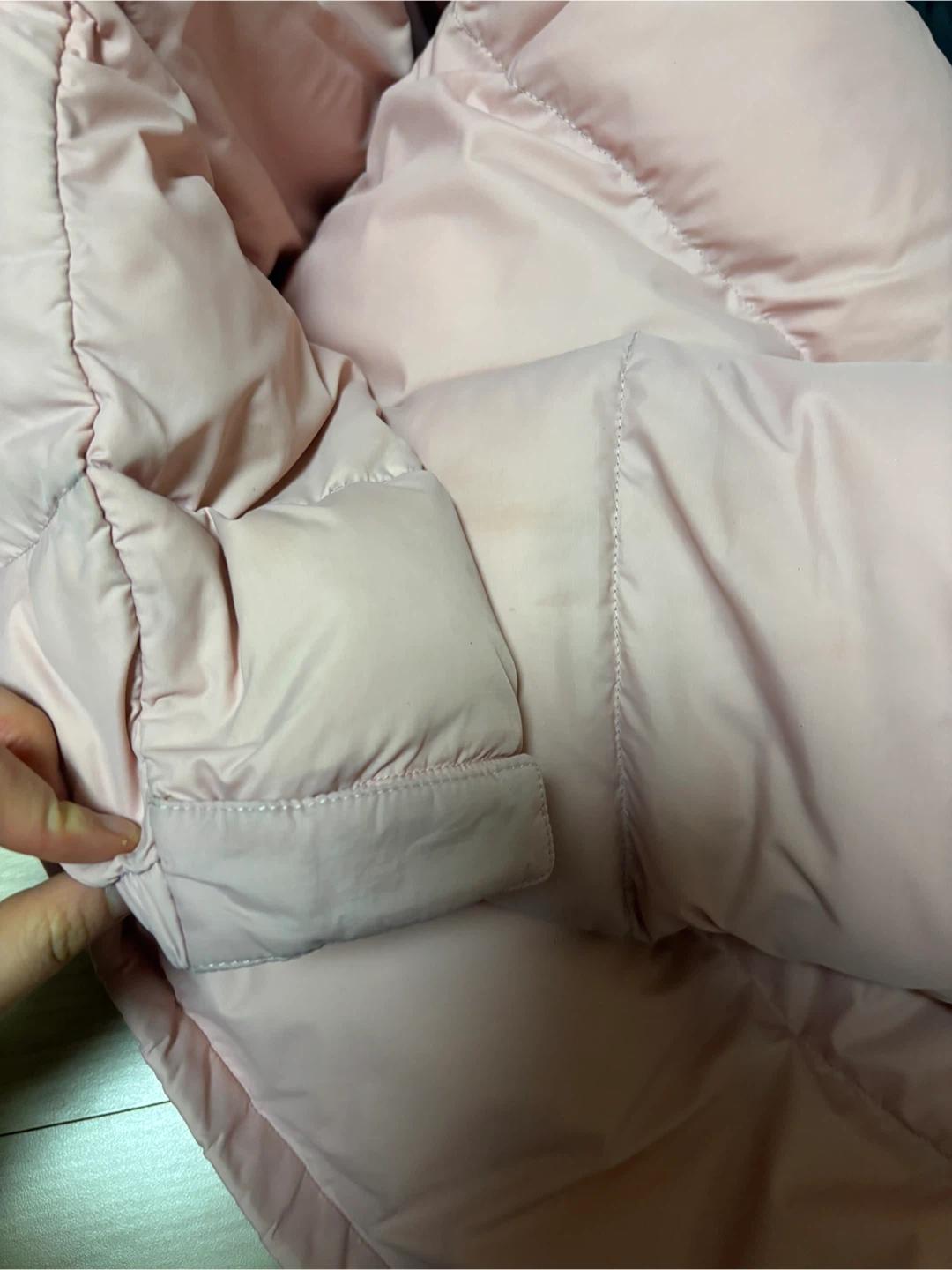 노스페이스 눕시700 숏패딩 핑크 L 3