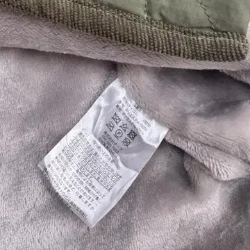 일본빈티지 아메카지 누빔 경량 카키 패딩 야상 캠퍼 오버핏 사파리점퍼 6