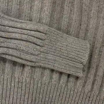 대대장 빈티지 이태리 퍼 가을 갸루 그런지 슬림핏 브라운 니트 가디건 9