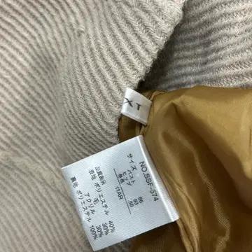 일본빈티지 라떼갸루 히메 러블리 쿄듀로이 더블버튼 베이지 하프코트 7