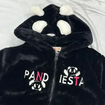 Pandieasta 일본 판디에스타 정품 지뢰계 블랙코디 후리스 후드집업 9