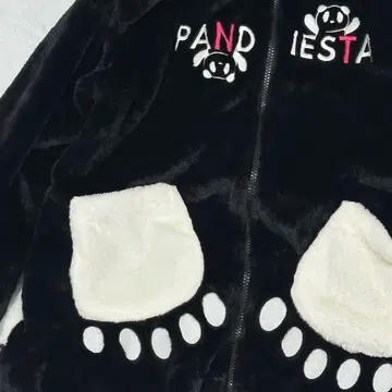 Pandieasta 일본 판디에스타 정품 지뢰계 블랙코디 후리스 후드집업 6