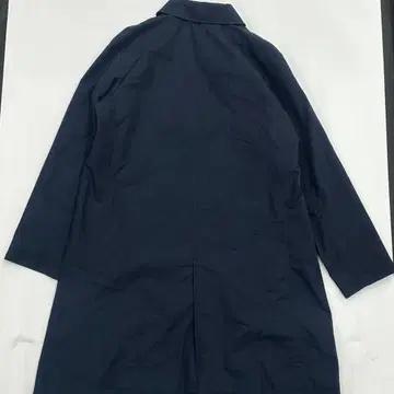 일본 유니클로 네이비 트랜치코트 아메카지 베이직 카라 코트 5