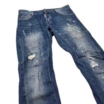 Dsquared2 디스퀘어드2 48 타이디 데미지 페인팅 바이커 진 6