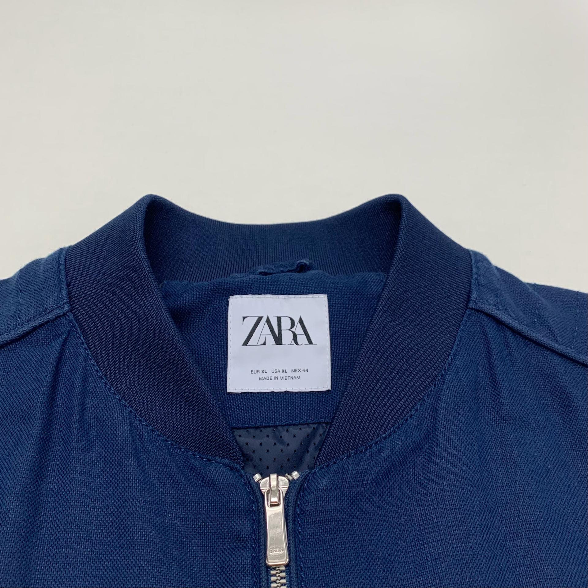 ZARA 자라 린넨 블루종 자켓 (XL) 4