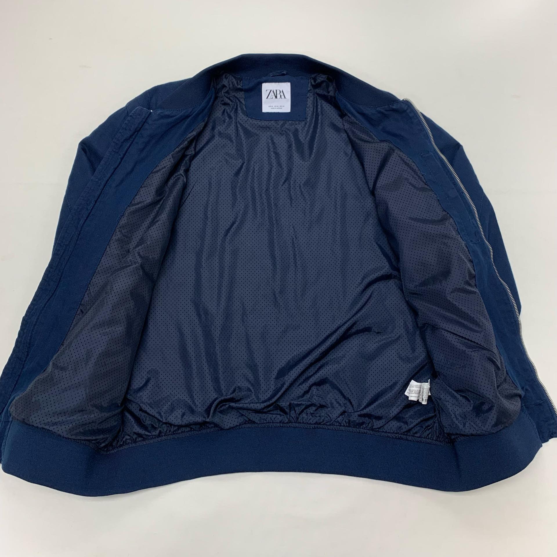 ZARA 자라 린넨 블루종 자켓 (XL) 5