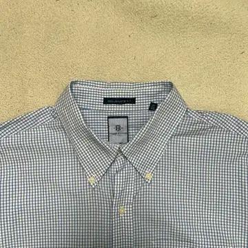 타미힐피거 콜리지에이트핏 체크 셔츠 XL 4