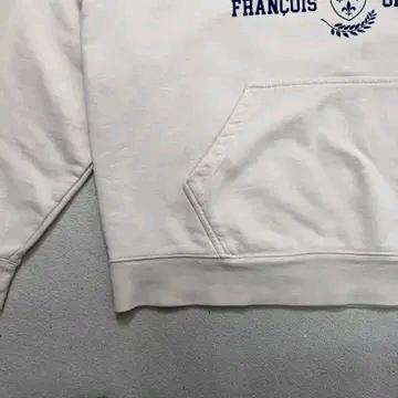 마리떼 프랑소와 저버 클래식 로고 후드 티셔츠 크림 XL 5
